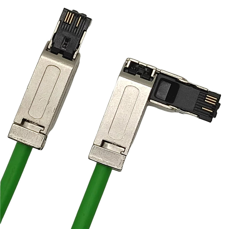 工业四芯免压金属水晶头LTJX-RJ45P-4P