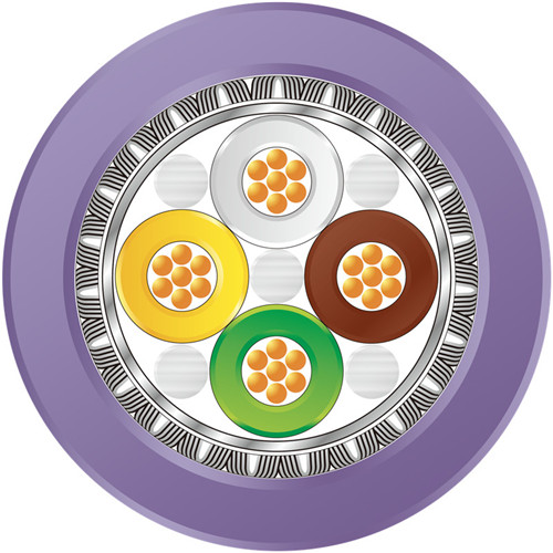 CAN-BUS PVC星绞电缆4芯固定布线