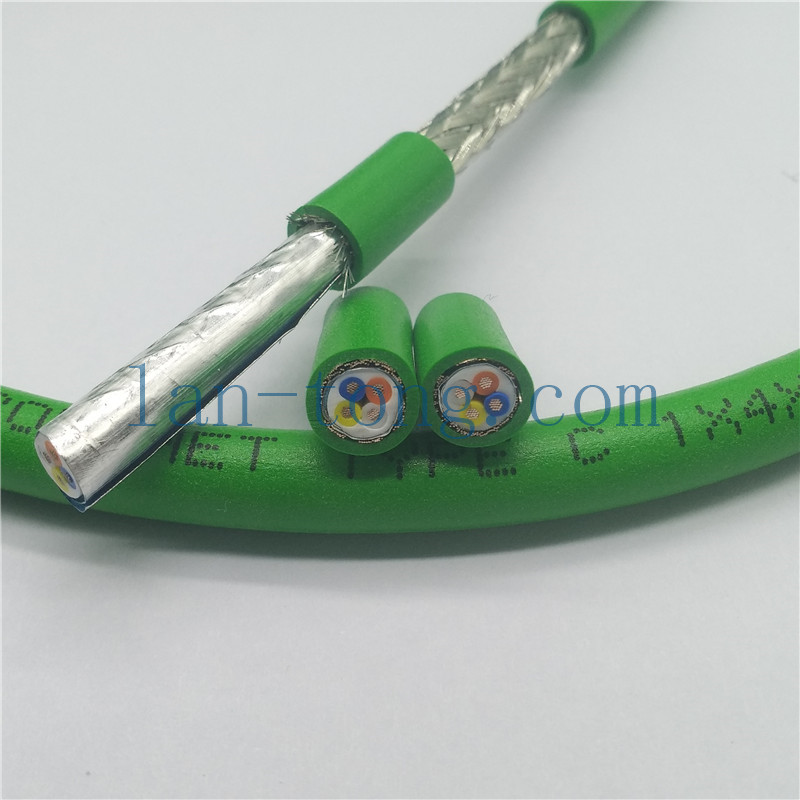 profinet4芯拖链屏蔽网线电缆
