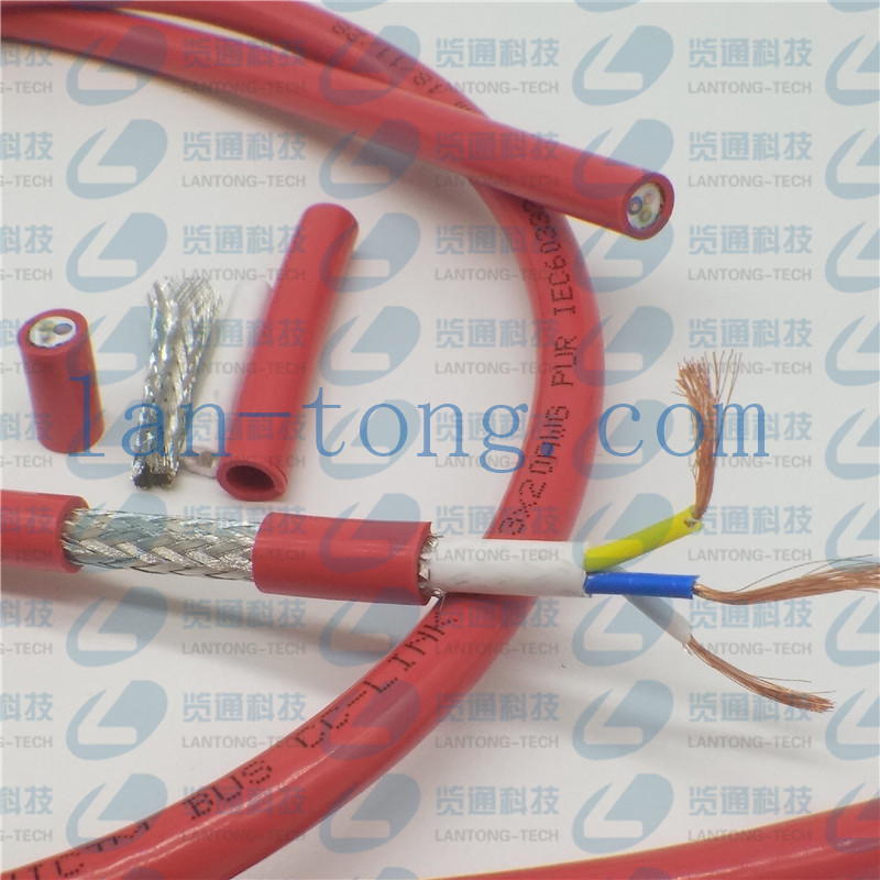 CC-Link拖链专用电缆_cclink高柔性通讯线_CCLINK机器人电缆_三菱系统用cclink总线110ohm