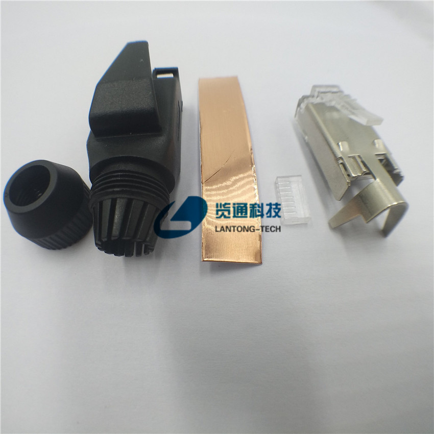 工业级rj45接头,工控网线插头,以太网线水晶头,rj45连接器工业