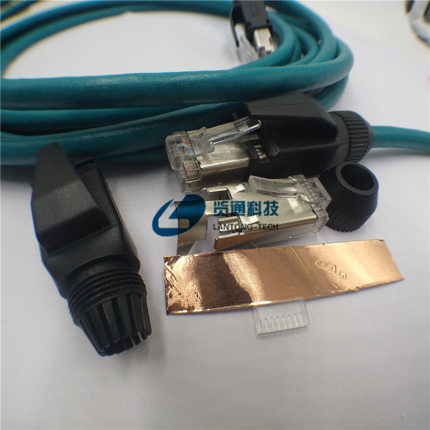 工业级rj45接头,工控网线插头,以太网线水晶头,rj45连接器工业