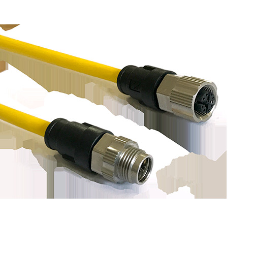 CAT6A M12接头网线跳线