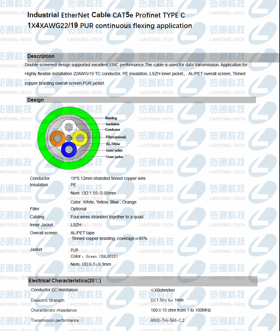拖链网线