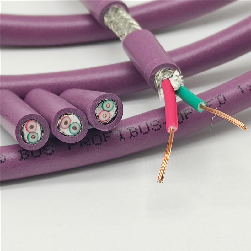 工业高柔性PROFIBUS-DP FD PUR 2*22AWG/19拖曳通讯总线电缆